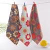 Atacado household coral fleece rag cozinha limpeza esfrega mesa escova panela lavar louça limpar toalha toalha saliva toalha cozinha linho