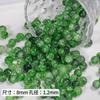 La primavera se acerca Jade Roto Sentido Gradiente Vidrio Vidrio Cuentas Redondas Hecho a Mano DIY Pulsera Collar Joyería para Orejas Cuentas
