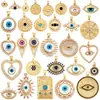 L55 nuevo popular europeo y americano Ojo de Diablo amuleto de la suerte ojo circón joyería creativa DIY