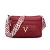 Bolso de Hombro con Cremallera Multicapa Bolso Cruzado de Gran Capacidad para Mujer Bolso para Compras de Supermercado para Madre de Mediana Edad Bolso Tote de Moda Retro de Cuero Suave