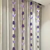 Conjunto de decoração de quarto de casamento com adesivos de personagem longos "feliz" em vermelho e azul, decorações suspensas, adereços para fotos de noivado, cortinas para sala de estar de casamento e faixas