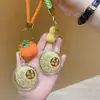 Chaveiro Pingente da Boa Sorte Banhado a Ouro 999, Alça de Celular, Pingente de Bolsa, Presente para o Festival do Meio do Outono