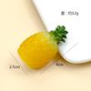 Fruta de simulación modelo de fruta falsa PVC alta imitación comida en miniatura para jugar fresas cerezas accesorios de llavero de fruta