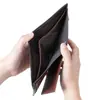 Nueva Cartera para Hombre Escarchada Corta Gran Capacidad Múltiples Ranuras para Tarjetas Retro Moda Bolso de Mano Billetera de Cuero Suave Venta Directa de Fábrica