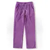 2025 Transfronterizos Nuevos Pantalones Casuales de Color Sólido Amazon Aliexpress Pantalones Rectos Cálidos de Color Sólido Ropa para Hombre