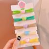 Anillo para el cabello de toalla color caramelo Cuerda para el cabello Color Love para niñas Banda para el cabello para niñas Cuerda para el cabello duradera de alta elasticidad 2024