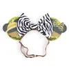 Diadema Serie Temática Parque de Atracciones Orejas de Mickey y Minnie Lazo de Lentejuelas Tocado Vestido de Actuación Escénica Accesorios para el Cabello