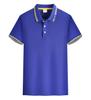 Camisa tipo polo de algodón con perlas, manga corta, cuello con solapa, ropa para grupo, ropa de trabajo, ropa de clase, logo estampado, unisex, casual