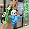 Pingente Chaveiro Personalizado de Animal Cartoon 3D para Eventos Escolares e Corporativos, Acessórios de Chaveiro Personalizados
