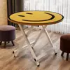 Mesa Dobrável, Mesa de Jantar para Casa, Mesa de Jantar para Apartamento Pequeno, Mesa de Jantar Redonda, Mesa Pequena Simples Portátil, Moderna e Simples