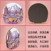 Ímãs de Geladeira 3D de Madeira de Guangxi Nanning com Marcos Turísticos de Cidades Tendência Nacionais, Ímãs de Geladeira de Souvenir de Cidade