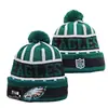 Gorra de Fútbol 49ers Gorro Tejido Bordado Steelers Gorro de Lana Eagles Gorro Cálido para Exteriores Protección para los Oídos Gorro para el Frío