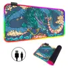 Alfombrilla de ratón grande LED luminosa RGB, alfombrilla de mesa, venta caliente en Amazon, fuente transfronteriza, fábrica, venta al por mayor, juego