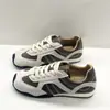 Zapatillas de Entrenamiento Alemanas Color Albaricoque Populares de Youmuni para Mujer, Otoño 2026 Piel Genuina Suela Gruesa Adelgazantes Versátiles Ligeras Cómodas