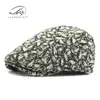 Boina de Estilo Étnico de Moda para Mujer, Gorra de Béisbol Retro Británica, Gorra Versátil Casual Hacia Adelante para Hombre