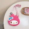 Bolsa de Silicona para Niños Dibujos Animados Melody Moda Billetera Bolso Cruzado para Niñas Bolso de Hombro a Juego con la Ropa Bolsa de Almacenamiento