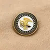 Broche de Metal Retro Británico Vintage Joyería de Aleación Tridimensional de Lujo Ligero Gato Insignia Versátil Creativa para Ropa