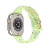 Apple iwatch567SE Transparente Translúcido Jelly Helado Hebilla Mariposa Correa de Reloj Deportiva de Silicona