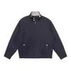 Chaqueta de trabajo con cuello mao para hombre, nuevo abrigo vintage primavera/otoño 2026, chaqueta de estilo casual de moda 'old money'