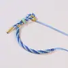 Pulsera de Media Cuenta y Media Cuerda Tejida a Mano, Nueva Tendencia Nacional Cuerda de Mano Semi-Terminada, Pulsera Original Pulsera de Cuentas DIY