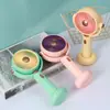 Ventilador de escritorio simple de cinco velocidades, portátil, con carga USB, pequeño ventilador eléctrico para estudiantes, ventilador de escritorio de verano