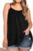 2026 Amazon Verano Nuevo Sitio Independiente Europeo y Americano Tiktok Comercio Exterior Transfronterizo Top Camisola Color Sólido para Mujer Talla Grande