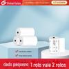 Papel Térmico Personalizado para Caixa 57*40 Tubo Pequeno Supermercado Catering Papel de Chamada de Fila Papel de Impressão para Delivery Papel de Ticket Pequeno