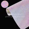 Pegatina de Diamantes Completos Color Gel Color AB 24*40cm Pegatina de Diamantes de 3mm Se Puede Usar para Cortar DIY y Decoración Autoadhesiva de Toda la Hoja