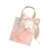 Bolsa de Presente para o Dia Internacional da Mulher Transfronteiriça Pequena de Luxo Transparente Lembrança Bolsa de Mão Caixa Simples para Embalagem de Presente