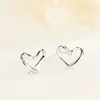 Pendientes de Amor Minimalistas Casuales Cao Shi para Mujer Accesorios Dulces para Combinar Diariamente Joyería de Moda y Elegante