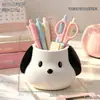 Portalápices de Perro Pacha de Dibujos Animados Cubo de Almacenamiento Multifuncional para Escritorio de Estudiante Oficina Portadocumentos de Papelería de Gran Capacidad Lindo Adorno