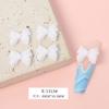 Acessórios para Nail Art Estilo Japonês Celebridade da Internet Nail Art Laço Branco Pequenos Acessórios Cor de Doce Estilo Fada Produto Acabado para Nail Art Acessórios