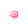 Chaveiro Clicker de Macaron Impresso em 3D Brinquedo para Alívio do Estresse, Disponível em Várias Cores, Pingente Pressionador de Bolo Macaron
