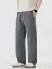 Roupa Masculina Fengshe / Verão 2026 Calças Casuais Outdoor de Montanha de Alto Volume para Homens, Calças Masculinas Simples Retro Americanas para Negócios Leves