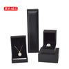 Caja de joyería de anillo de cuero PU cepillado Caja para collar de joyería Caja de regalo para colgante de pulsera al por mayor