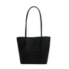 Bolsa de Grande Capacidade Nicho High-End Estilosa Nova Casual Ombro Único Moda Bolsa de Axila Tecida Bolsa Tote para o Dia a Dia