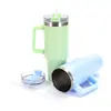 Fabricantes fornecem copo de gelo frio de alto valor de cor para carro externo 40oz copo de carro doméstico cor sólida alça ventosa