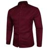 Comércio exterior roupas moda cor tamanho grande camisa masculina manga longa Four Seasons negócios casual camisa homens eBay atacado