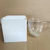 Taza Creativa Transfronteriza de Vidrio de Borosilicato Alto con Flores Secas Nueva Simple Aislada de Doble Capa para el Hogar Taza de Alto Valor Venta al por Mayor