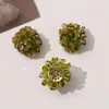 Estilo Floresta Jardim Monet Cristal Transparente Gradiente Flor de Contas Flor DIY Brincos Tecidos à Mão Acessórios de Cabelo Acessórios de Flor para Sapatos