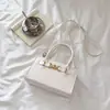 Bolso Bandolera de un Solo Hombro, Bolso Cuadrado Pequeño, Nuevo Estilo 2026, Elegante Estampado Retro de Piedra, Bolso de Mujer de Lujo Ligero de Moda de Gran Capacidad