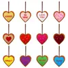 Pegatina de Tela Bordada de Corazón Rosa Correa de Cuello Decoración de Corazón Parche de Corazón Lindo Sello de Bordado para Computadora Transferencia de Calor