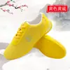 Sapatos Tai Chi Couro Bovino Feminino Verão Respirável Lona Sapatos de Performance Artes Marciais Treinamento Sapatos de Exercício Tai Chi Tênis Masculino