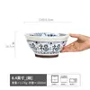 Novo Conjunto de Louça de Cerâmica Estilo Chinês para Jantar de Reunião para Uso Doméstico, Tigelas e Pratos Atacado, Tigelas Grandes, Pratos de Jantar Redondos, Tigelas e Pratos para Sopa