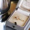Anel de Diamante Chiba Fashion Wedding Design de Nicho Estilo Ins Europeu e Americano Celebridade de Alto Padrão Super Brilhante Anel Aberto