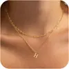Collar de Hueso de Serpiente Dorado Transfronterizo Europeo y Americano con 26 Letras para Hombre, Microincrustado, Estilo Hip-Hop Simple, Gargantilla de Diseño de Nicho