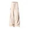 Pantalones de trabajo para hombre, marca de tendencia estilo americano, pantalones funcionales holgados para exteriores, pantalones de paracaidista retro de moda para todas las estaciones