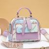 Bolso de Mano Casual para Mujer Transfronterizo Nueva Moda Bolso de Mujer Gran Capacidad Bandolera para Hombro Trendy Estampado Bolso Cuadrado Pequeño