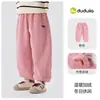Ropa Infantil de Dudu: Pantalones Forrados de Polar para Bebés, Pantalones Largos de Otoño e Invierno para Niños, Ropa de Invierno para Niños, Pantalones Casuales para Niñas, Elegantes