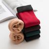 Calcetines cálidos de otoño e invierno para adultos, calcetines cálidos de color sólido de moda para hombres y mujeres, además de calcetines de nieve acolchados de terciopelo